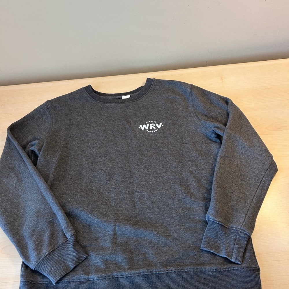 WRV Wave Riding Vehicles “67”Charcoal Crewneck Sweatshirt M
